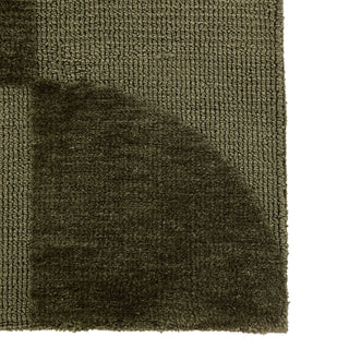 Cortland Block Rug Olive Large - KC at HOME