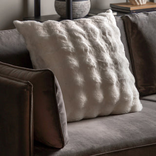 Marshmallow Rabbit Cushion Cream 550x550mm - KC at HOME