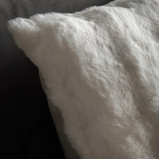 Marshmallow Rabbit Cushion Cream 550x550mm - KC at HOME
