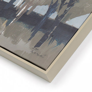 Silver Birch Blues Framed Canvas