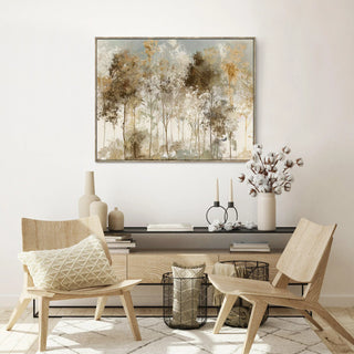 Copper Frost Framed Canvas - KC at HOME