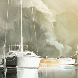 Marina Days Framed Canvas