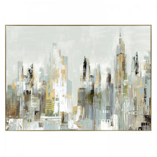 City Limits Framed Canvas - KC at HOME
