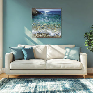 Crystal Waters Framed Canvas - KC at HOME