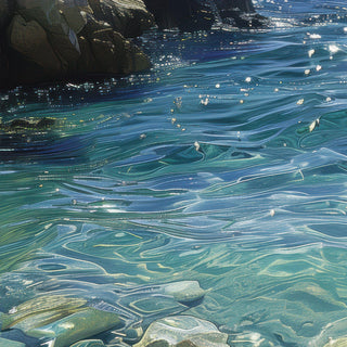 Crystal Waters Framed Canvas - KC at HOME