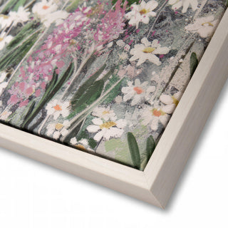 Floral Cascade Framed Canvas