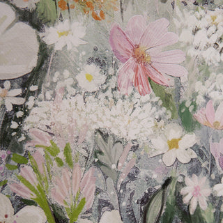 Floral Cascade Framed Canvas