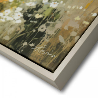 Wildflower Reflections Framed Canvas