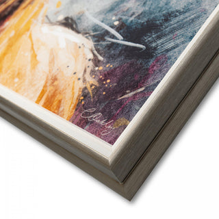 Looking On Framed Canvas