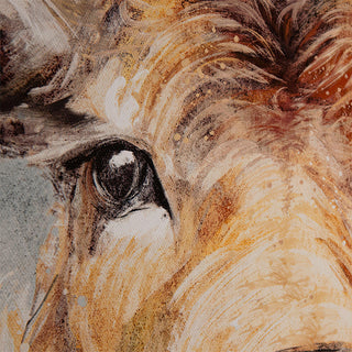 Looking On Framed Canvas