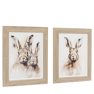 Woodland Whiskers Framed Canvas Set of 2