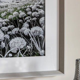 Waves and Wild Flowers II Framed Art