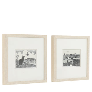 Rural Studies II Framed Art (Set of 2 )