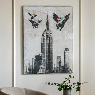 Concrete Dreams II Framed Canvas - KC at HOME