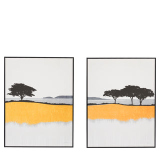 Seaview Framed Canvas Set of 2
