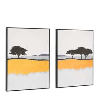 Seaview Framed Canvas Set of 2