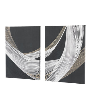 Curve Appeal Framed Canvas Set of 2 - KC at HOME