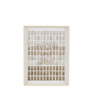 Ticket to Ride Framed Art