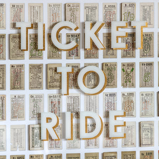 Ticket to Ride Framed Art