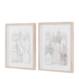 Beach Retreat Framed Art Set of 2 - KC at HOME