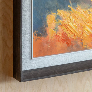 Coastal Glow Framed Canvas - KC at HOME