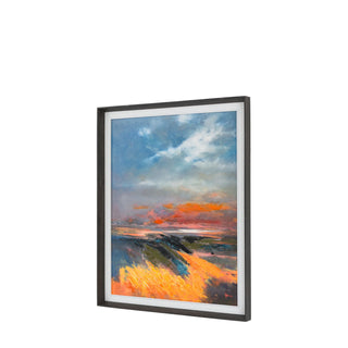 Coastal Glow Framed Canvas - KC at HOME