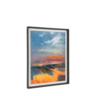 Coastal Glow Framed Canvas - KC at HOME
