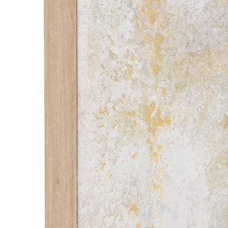 White Noise Framed Canvas
