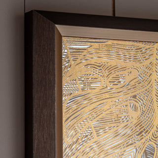 Hummingbird Dance II Mirrored Fra Art