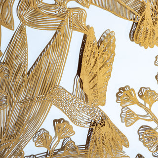Hummingbird Dance II Mirrored Fra Art
