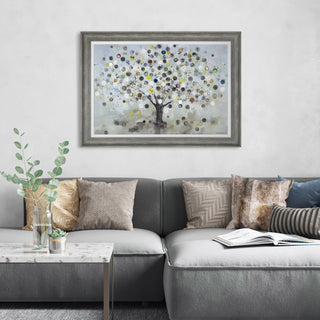 Watch Tree Framed Canvas