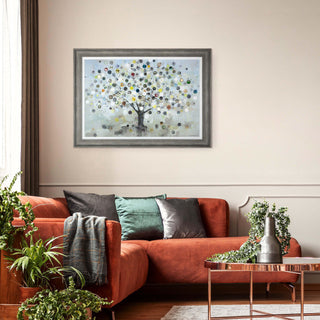 Watch Tree Framed Canvas