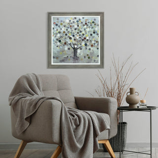 Watch Tree Small Framed Canvas