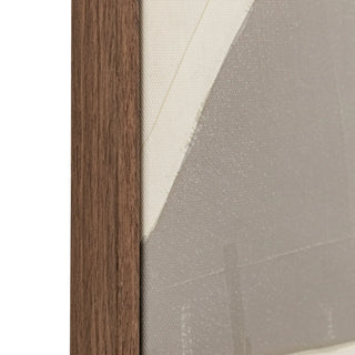 Cemento Abstract Framed Canvas - KC at HOME