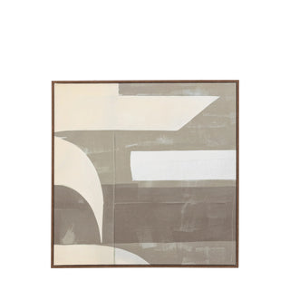 Concreta Abstract Framed Canvas - KC at HOME