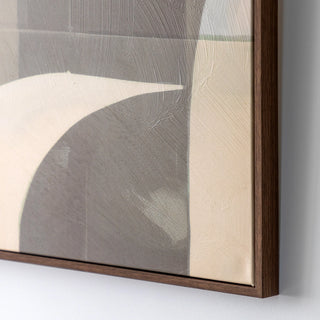 Concreta Abstract Framed Canvas - KC at HOME