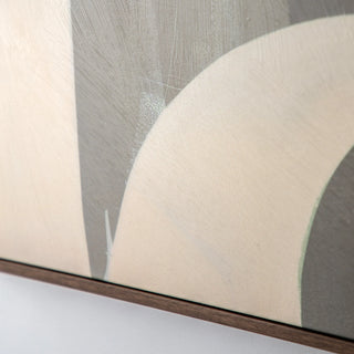 Concreta Abstract Framed Canvas - KC at HOME