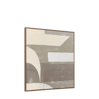 Concreta Abstract Framed Canvas - KC at HOME