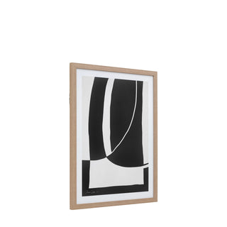 Abstract Noir et Blanc Framed Art - KC at HOME