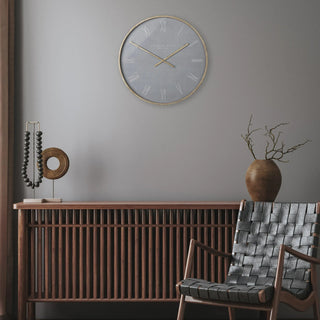 Nordic Wall Clock Cement - KC at HOME