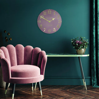 Arabic Wall Clock Blush Pink - Small - KC at HOME