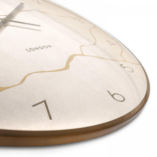 Oyster Wall Clock Stone