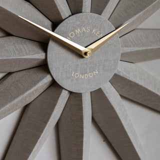 North Star Wall Clock Light Grey - KC At Home