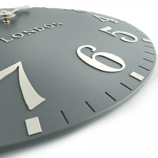 Arabic Wall Clock Flax Blue - Large - KC at HOME