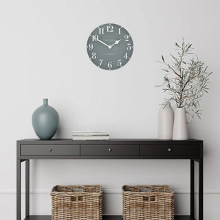 Arabic Wall Clock Flax Blue - Small - KC at HOME