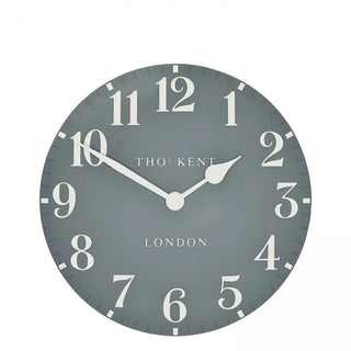 Arabic Wall Clock Flax Blue - Small - KC at HOME