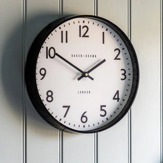 Norton Wall Clock Black - KC at HOME