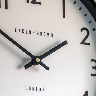 Norton Wall Clock Black - KC at HOME