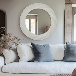 Barley Twist Mirror Off White - KC at HOME