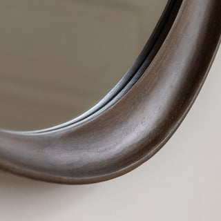 Copenhagen Pebble Mirror Walnut